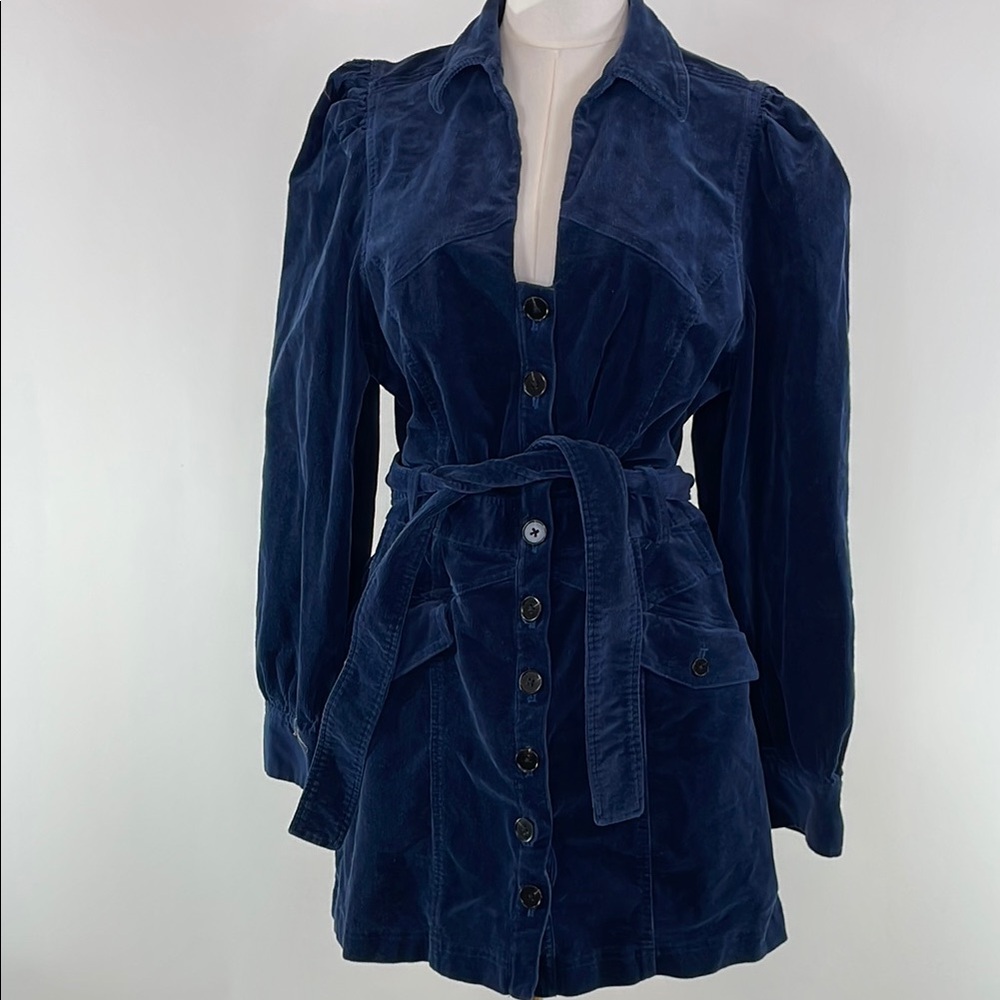 Marissa Webb Collective Corduroy Button Up Dress, 14